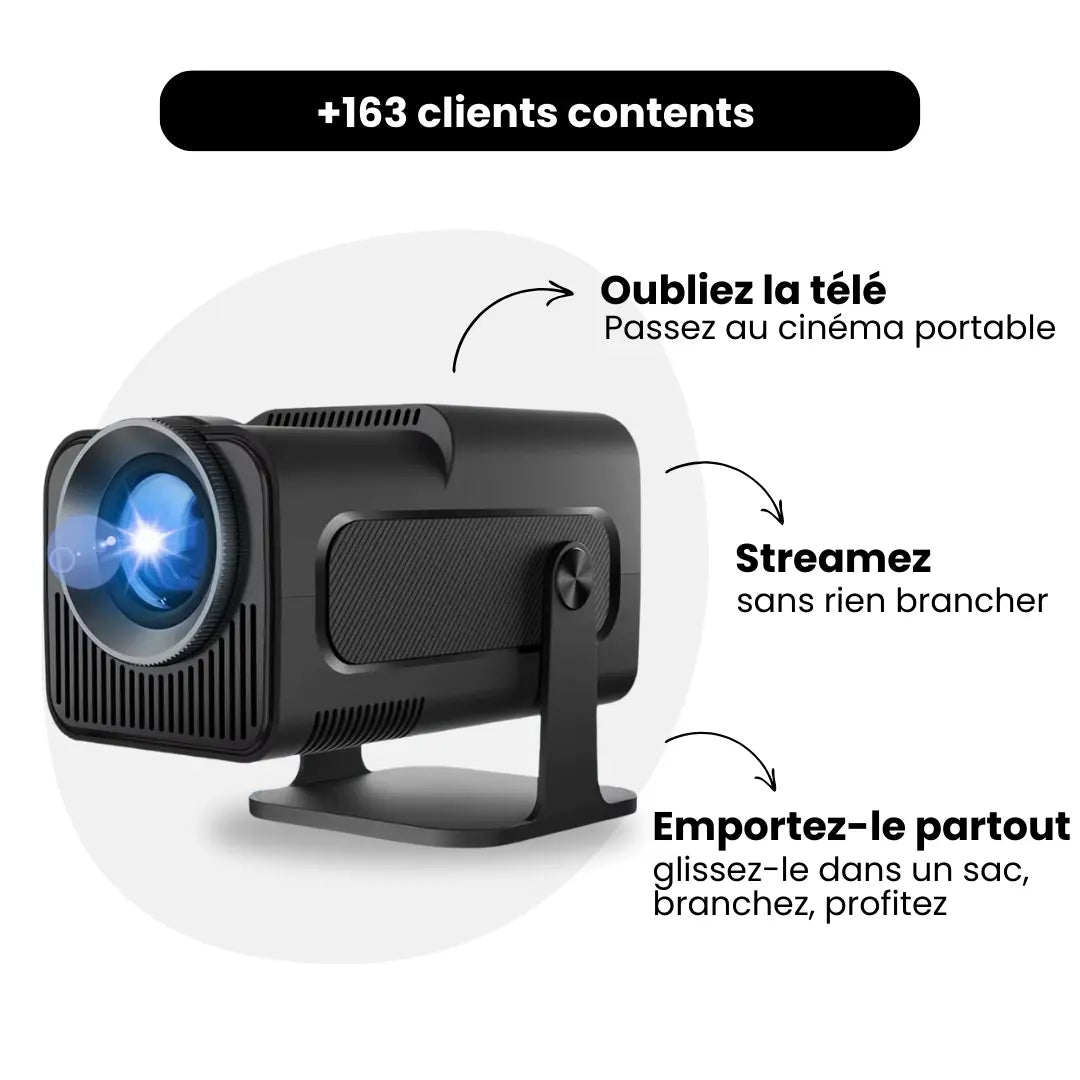 Projecteur 4K – Cinéma portable