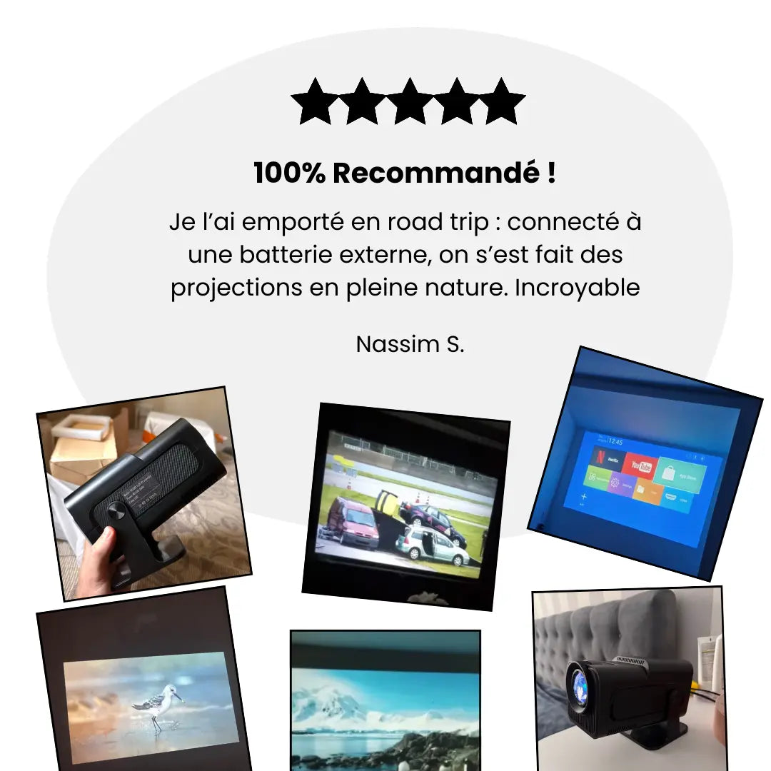 Projecteur 4K – Cinéma portable