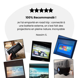 Projecteur 4K – Cinéma portable